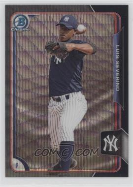 2015 Bowman - Chrome Prospects - Asia Exclusive Black Wave Refractor #BCP125 - Luis Severino
