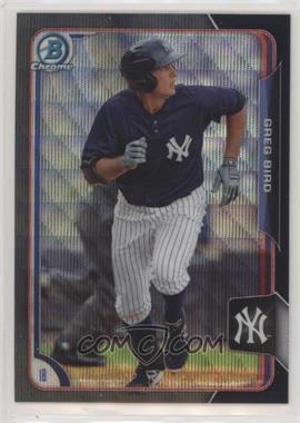 2015 Bowman - Chrome Prospects - Asia Exclusive Black Wave Refractor #BCP74 - Greg Bird