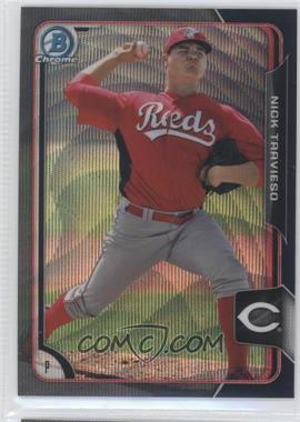 2015 Bowman - Chrome Prospects - Asia Exclusive Black Wave Refractor #BCP82 - Nick Travieso