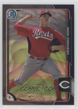 2015 Bowman - Chrome Prospects - Asia Exclusive Black Wave Refractor #BCP82 - Nick Travieso