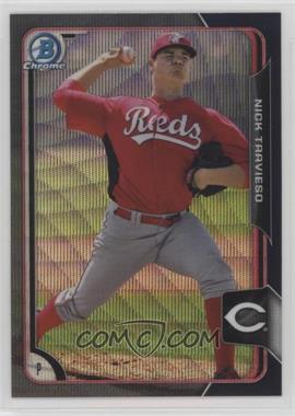 2015 Bowman - Chrome Prospects - Asia Exclusive Black Wave Refractor #BCP82 - Nick Travieso