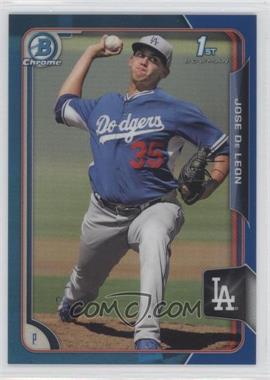 2015 Bowman - Chrome Prospects - Blue Refractor #BCP62 - Jose De Leon /150