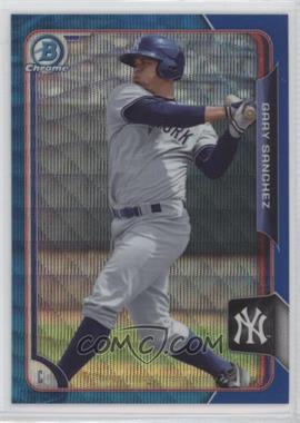 2015 Bowman - Chrome Prospects - Blue Wave Refractor #BCP113 - Gary Sanchez