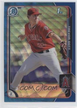 2015 Bowman - Chrome Prospects - Blue Wave Refractor #BCP17 - Trevor Gott