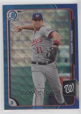 2015 Bowman - Chrome Prospects - Blue Wave Refractor #BCP69 - Drew Ward