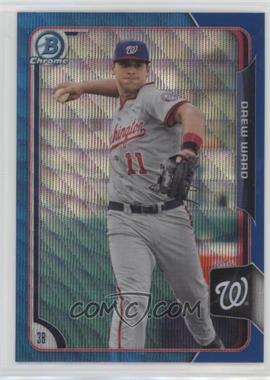 2015 Bowman - Chrome Prospects - Blue Wave Refractor #BCP69 - Drew Ward