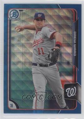 2015 Bowman - Chrome Prospects - Blue Wave Refractor #BCP69 - Drew Ward