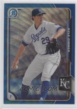 2015 Bowman - Chrome Prospects - Blue Wave Refractor #BCP73 - Kyle Zimmer