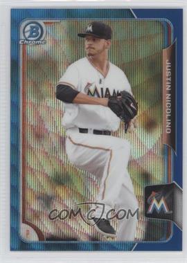 2015 Bowman - Chrome Prospects - Blue Wave Refractor #BCP93 - Justin Nicolino