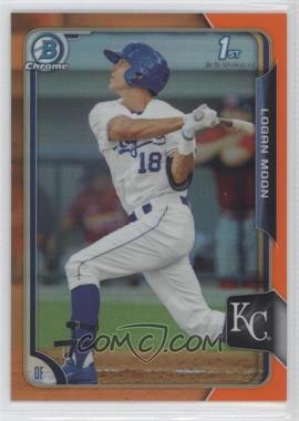 2015 Bowman - Chrome Prospects - Orange Refractor #BCP10 - Logan Moon /25