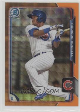 2015 Bowman - Chrome Prospects - Orange Wave Refractor #BCP117 - Addison Russell