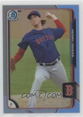 2015 Bowman - Chrome Prospects - Twitter Exclusive Blue Refractor #BCP92 - Henry Owens /10