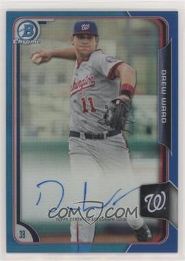 2015 Bowman - Chrome Prospects Autographs - Blue Refractor #BCAP-DW - Drew Ward /150