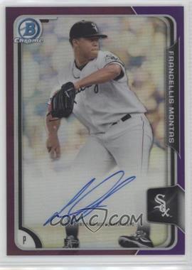 2015 Bowman - Chrome Prospects Autographs - Purple Refractor #BCAP-FM - Francellis Montas /250