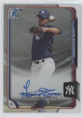 2015 Bowman - Chrome Prospects Autographs - Refractor #BCAP-LS - Luis Severino /499 [EX to NM]