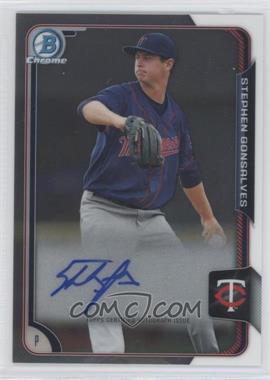 2015 Bowman - Chrome Prospects Autographs #BCAP-SG - Stephen Gonsalves