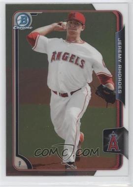 2015 Bowman - Chrome Prospects #BCP15 - Jeremy Rhoades