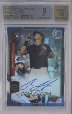 2015 Bowman - Chrome Rookie Autographs - Blue Refractor #BCAR-JL - Jake Lamb /150 [BGS 9 MINT]