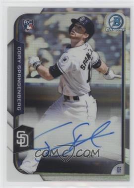 2015 Bowman - Chrome Rookie Autographs - Refractor #BCAR-CS - Cory Spangenberg /499