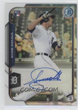 2015 Bowman - Chrome Rookie Autographs - Refractor #BCAR-SM - Steven Moya /499