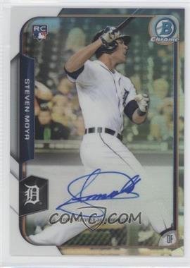 2015 Bowman - Chrome Rookie Autographs - Refractor #BCAR-SM - Steven Moya /499