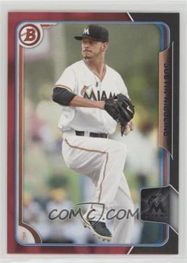 2015 Bowman - Prospects - Black-Red #BP93 - Justin Nicolino