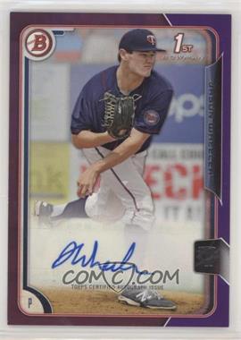 2015 Bowman - Prospects Autographs - Purple #PA-JW - Jason Wheeler /250