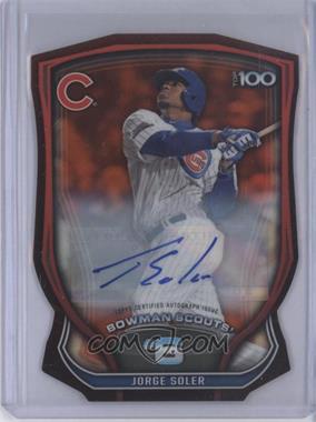 2015 Bowman - Scout's Top 100 - Orange Die-Cut Autographs #BTP-6 - Jorge Soler /25