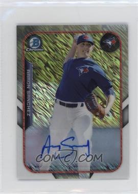 2015 Bowman - The Farm's Finest Chrome Mini Chrome Shimmer Refractor - Autographs #FFM-AS - Aaron Sanchez