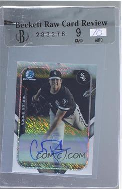 2015 Bowman - The Farm's Finest Chrome Mini Chrome Shimmer Refractor - Autographs #FFM-CR - Carlos Rodon [BRCR 9]