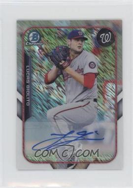 2015 Bowman - The Farm's Finest Chrome Mini Chrome Shimmer Refractor - Autographs #FFM-LG - Lucas Giolito