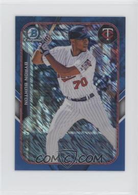 2015 Bowman - The Farm's Finest Chrome Mini Chrome Shimmer Refractor - Blue #FFM-BB - Byron Buxton /150