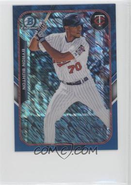 2015 Bowman - The Farm's Finest Chrome Mini Chrome Shimmer Refractor - Blue #FFM-BB - Byron Buxton /150