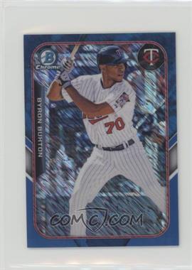 2015 Bowman - The Farm's Finest Chrome Mini Chrome Shimmer Refractor - Blue #FFM-BB - Byron Buxton /150