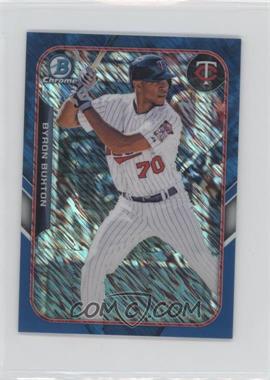 2015 Bowman - The Farm's Finest Chrome Mini Chrome Shimmer Refractor - Blue #FFM-BB - Byron Buxton /150