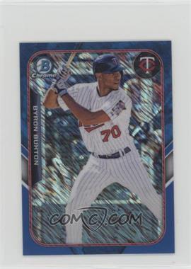 2015 Bowman - The Farm's Finest Chrome Mini Chrome Shimmer Refractor - Blue #FFM-BB - Byron Buxton /150