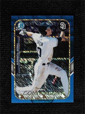 2015 Bowman - The Farm's Finest Chrome Mini Chrome Shimmer Refractor - Blue #FFM-TTU - Trea Turner /150