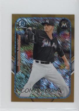 2015 Bowman - The Farm's Finest Chrome Mini Chrome Shimmer Refractor - Gold #FFM-JN - Justin Nicolino /50