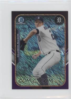 2015 Bowman - The Farm's Finest Chrome Mini Chrome Shimmer Refractor - Purple #FFM-AK - Austin Kubitza /250