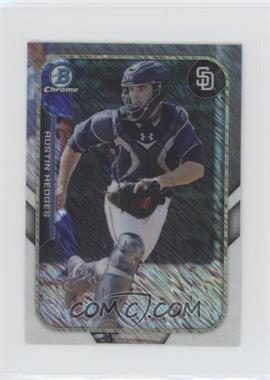 2015 Bowman - The Farm's Finest Chrome Mini Chrome Shimmer Refractor #FFM-AHE - Austin Hedges