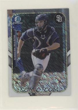 2015 Bowman - The Farm's Finest Chrome Mini Chrome Shimmer Refractor #FFM-AHE - Austin Hedges