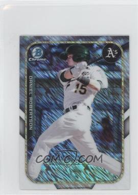 2015 Bowman - The Farm's Finest Chrome Mini Chrome Shimmer Refractor #FFM-DR - Daniel Robertson