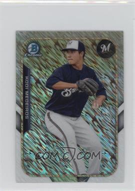 2015 Bowman - The Farm's Finest Chrome Mini Chrome Shimmer Refractor #FFM-KM - Kodi Medeiros