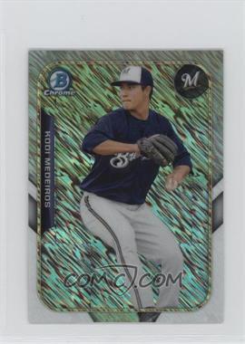 2015 Bowman - The Farm's Finest Chrome Mini Chrome Shimmer Refractor #FFM-KM - Kodi Medeiros