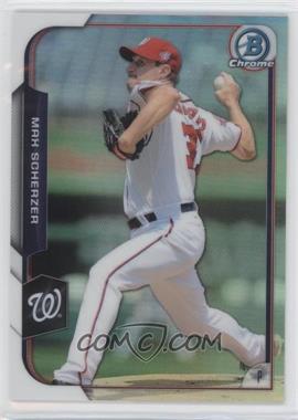 2015 Bowman Chrome - [Base] - Refractor #22 - Max Scherzer /499