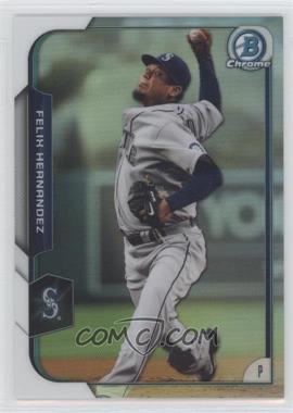 2015 Bowman Chrome - [Base] - Refractor #81 - Felix Hernandez /499