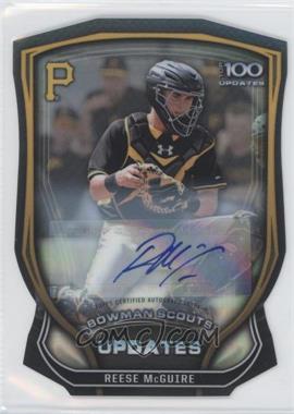 2015 Bowman Chrome - Bowman Scouts Updates - Die-Cut Autographs #BSU-RM - Reese McGuire