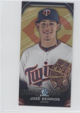 2015 Bowman Chrome - Prospect Profiles Mini Refractor - Gold #PP-19 - Jose Berrios /50