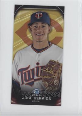 2015 Bowman Chrome - Prospect Profiles Mini Refractor - Gold #PP-19 - Jose Berrios /50