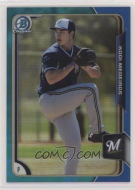 2015 Bowman Chrome - Prospects - Blue Refractor #BCP168 - Kodi Medeiros /150